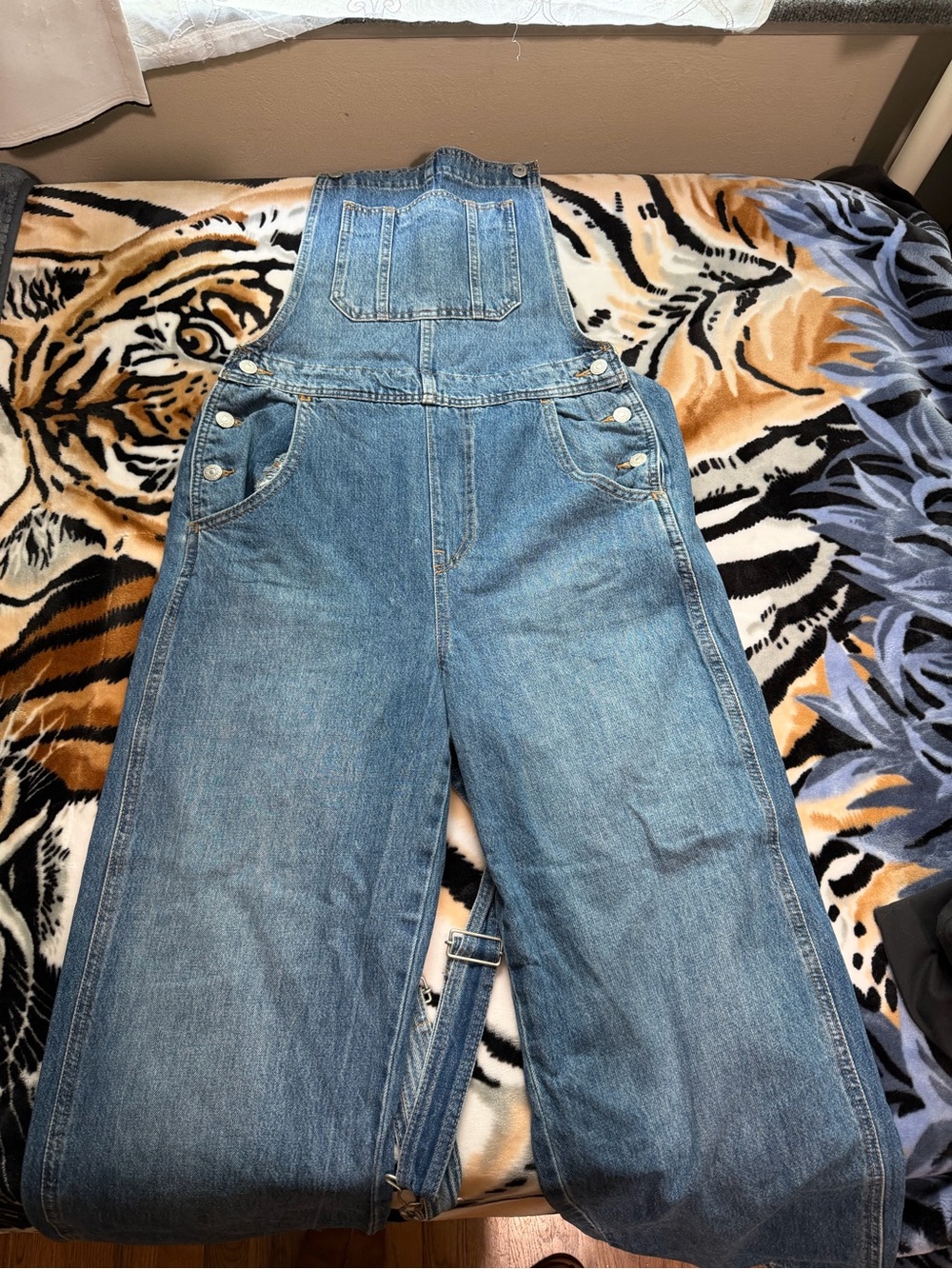 Levi's Blue Denim Overalls